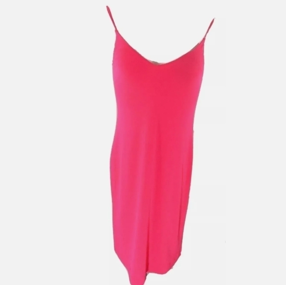 Victoria's Secret Hot Pink Slip Dress - Picture 1 of 3